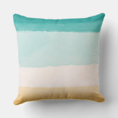 ビーチ水彩 クッション (裏面)