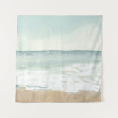 ビーチ水彩 タペストリー (正面)