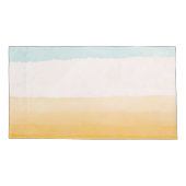 ビーチ水彩 枕カバー (裏面)