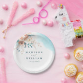 ビーチ水結婚色 ペーパープレート (パーティー)