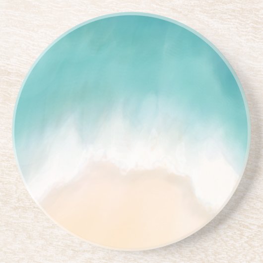 ビーチ水色熱帯コースター コースター (正面)