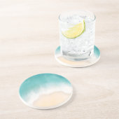 ビーチ水色熱帯コースター コースター (側面)