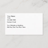 ビーチ沿岸不動産仲介業者テーマ名刺 名刺 (裏面)