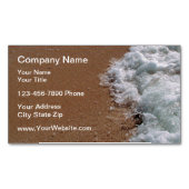 ビーチ沿岸 マグネット名刺 (正面)