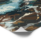 ビーチ波と砂テーマ絵を描ズ ポスター (コーナー)