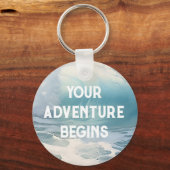 ビーチ波テーマ絵画ズ キーホルダー (裏面)