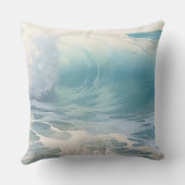 ビーチ波テーマ絵画ズ クッション (裏面)