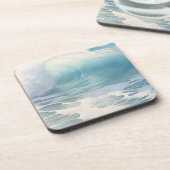 ビーチ波テーマ絵画ズ コースター (左側)