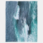 ビーチ波ブランケット フリースブランケット (正面)