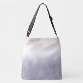 ビーチ波モダン海/グレーペリカスタム文字 クロスボディバッグ (裏面)