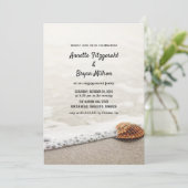 ビーチ波婚約パーティ 招待状 (スタンド正面)