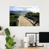 ビーチ波止場ポスター、南アフリカのケープタウン ポスター (ホームオフィス)