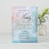 ビーチ波沿岸結婚の 招待状 (スタンド正面)
