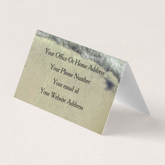 ビーチ波浪海芸術的沿岸サロンスパ 名刺 (裏面)