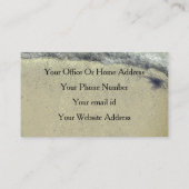 ビーチ波海エレガント芸術的サロンスパ 名刺 (裏面)