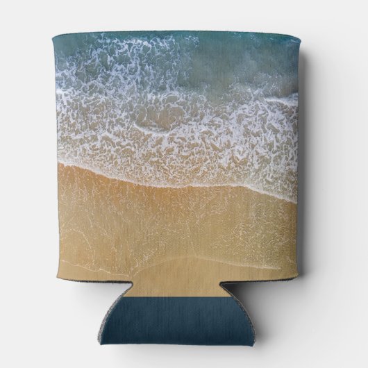 ビーチ波砂ショアパーソナライズ 缶クーラー (裏面)