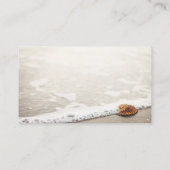 ビーチ波結婚のウェブサイト エンクロージャーカード (裏面)