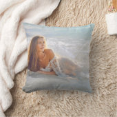 ビーチ波 クッション (ブランケット)