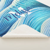 ビーチ波 シェルパブランケット (3/4)