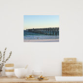 ビーチ波 ポスター (キッチン)