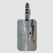 ビーチ波 ラゲッジタグ (正面縦)