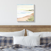 ビーチ波 | 沿岸海水色 キャンバスプリント (インサイチュ (寝室))