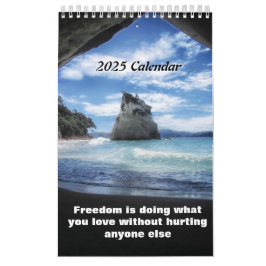 ビーチ洞窟の恋人2025 カレンダー