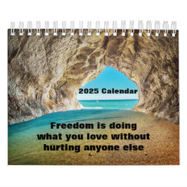 ビーチ洞窟の恋人2025 カレンダー