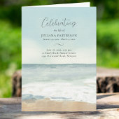 ビーチ海お祝い生写真の葬儀 プログラム