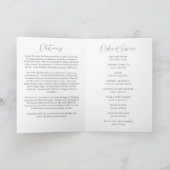 ビーチ海お祝い生写真の葬儀 プログラム (内部)