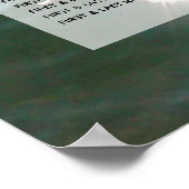 ビーチ海の水の輝き結婚のシーティングチャート ポスター (角)