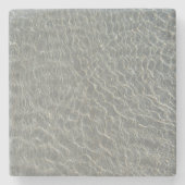 ビーチ海ウォーターリップル&サンド ストーンコースター (正面)