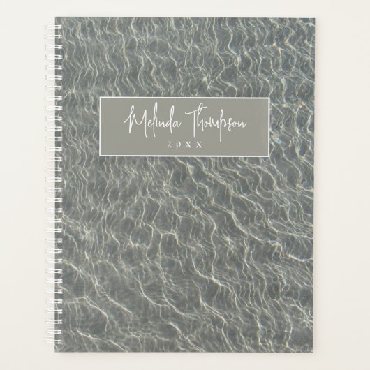 ビーチ海ウォーターリップル&サンド プランナー手帳 (正面)