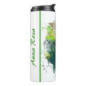 *~*ビーチ海ウミガメ航海のドリップフォト タンブラー (回転左)