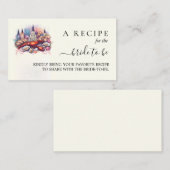 ビーチ海サマーニューオーリンズブライダルシャワー エンクロージャーカード (正面/裏面)