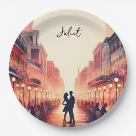 ビーチ海サマーニューオーリンズブライダルシャワー ペーパープレート