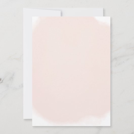 ビーチ海サンセットトロピカル誕生日 招待状 (裏面)