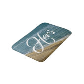 ビーチ海サンドブルートロピカルハーフ/マイズ バスマット (アングル)