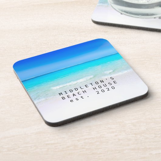 ビーチ海シーアンドサンドブルーアクアパーソナルファミリー コースター (左側)