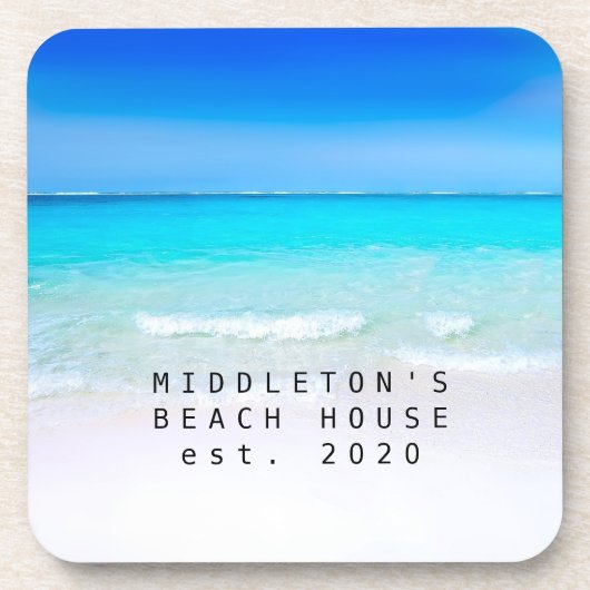 ビーチ海シーアンドサンドブルーアクアパーソナルファミリー コースター (正面)