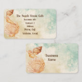 ビーチ海シーサイドウォーター色海シーサンド 名刺 (正面/裏面)