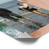 ビーチ海シーサイドサマーポスター ポスター (角)