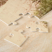 ビーチ海シーブルースカイランドスケープトロピカルジグソー ジグソーパズル (側面)