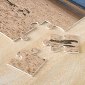 ビーチ海シーブルースカイランドスケープトロピカルジグソー ジグソーパズル (側面)