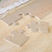 ビーチ海シーブルースカイランドスケープトロピカルジグソー ジグソーパズル (側面)