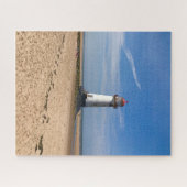 ビーチ海シーブルースカイランドスケープトロピカルジグソー ジグソーパズル (横)