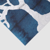 ビーチ海シーホースコーラルネイビーブルーホワイトウッド 薄葉紙 (詳細)