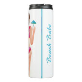 *~*ビーチ海シー航海のウーマンビキニ タンブラー (裏面)