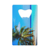 ビーチ海パームツリーライフはビーチクーラーボックス クレジットカード栓抜き (裏面)