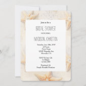 ビーチ海ヒトデブライダルシャワー 招待状 (正面)